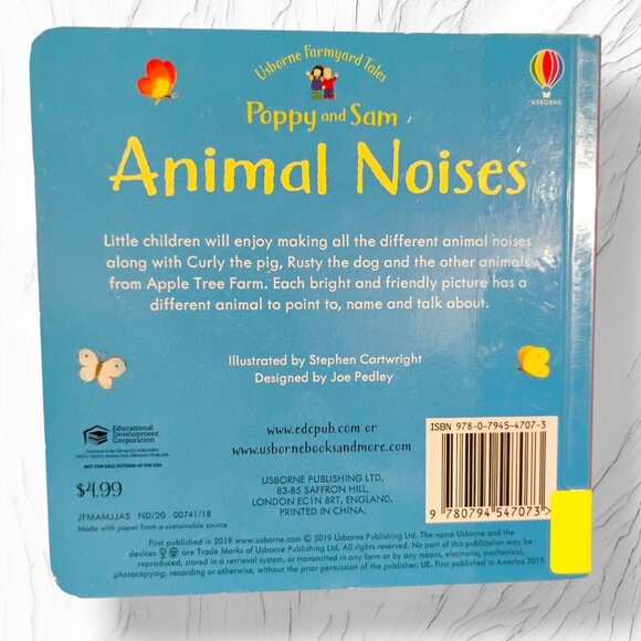 Animal Noises Usborne Farmyard Tales Board book - Picture 2 of 5